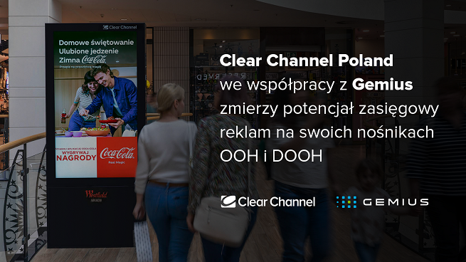 Clear Channel Poland współpraca z Gemius